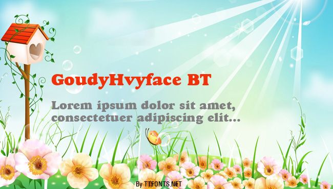 GoudyHvyface BT example